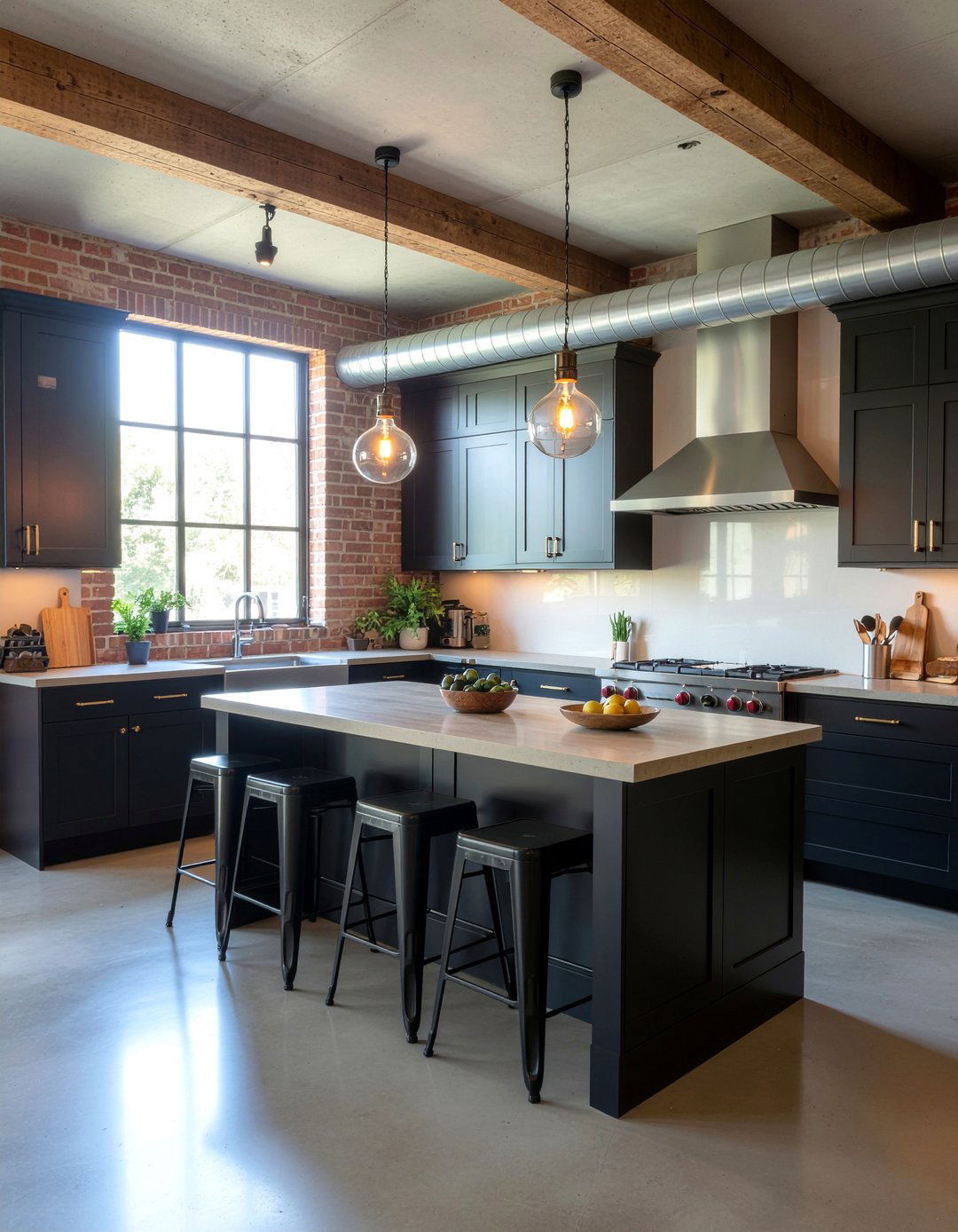 Dark Wood Kitchen Industrial Style - 30 dark wood kitchen ideas