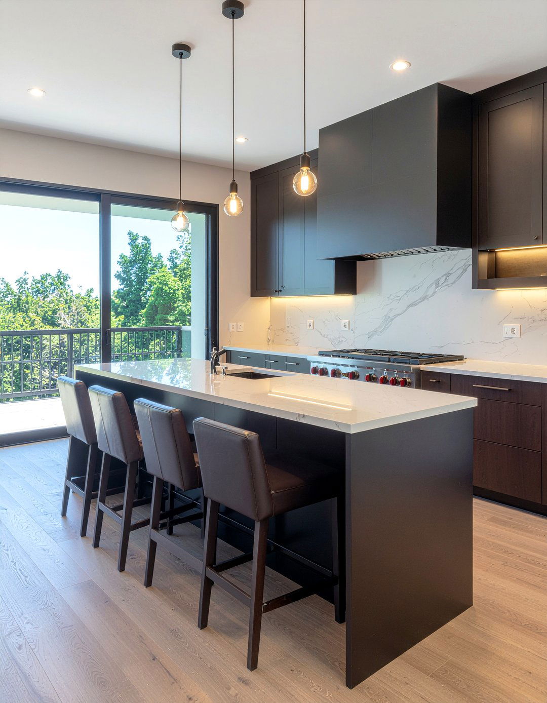 Dark Wood Kitchen Island - 30 dark wood kitchen ideas