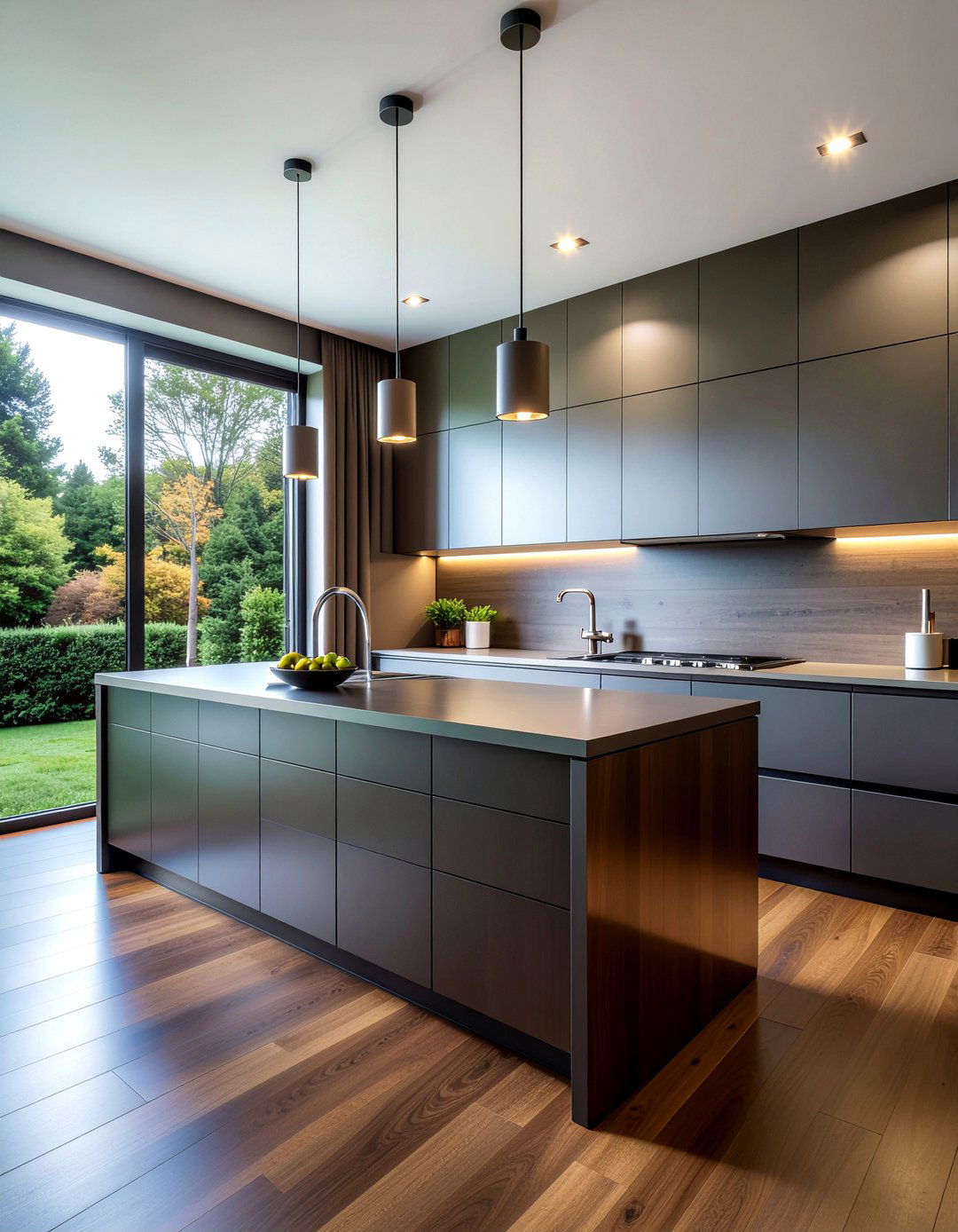 Dark Wood Kitchen Matte Finish - 30 dark wood kitchen ideas