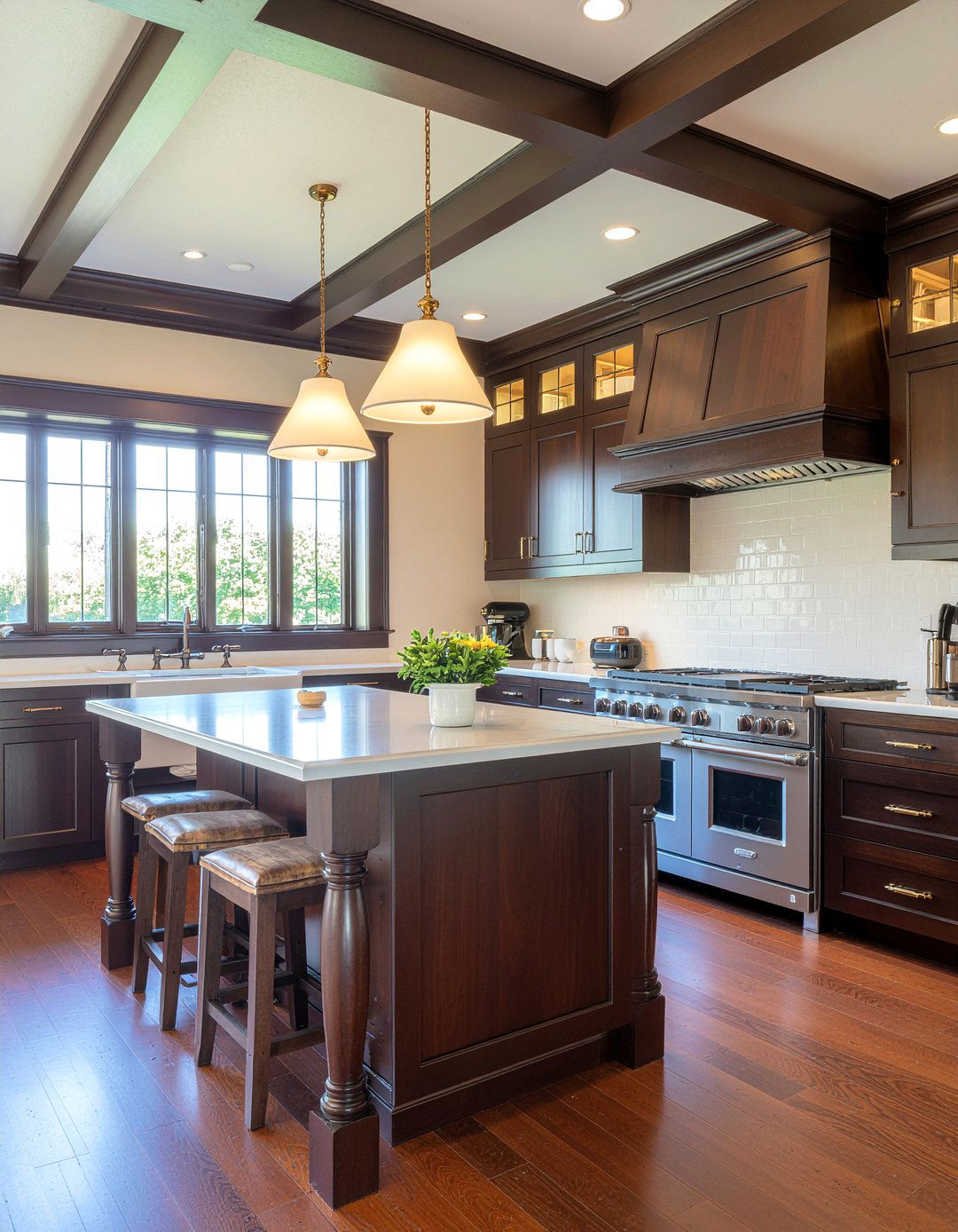 Dark Wood Kitchen Trim - 30 kitchen trim ideas