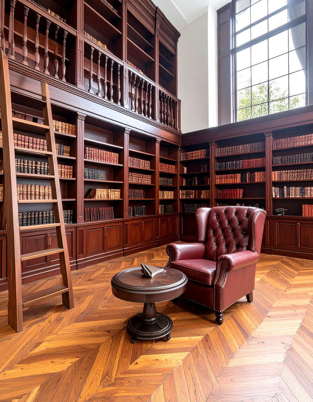 Dark Wood Library - 30 decor inspiration