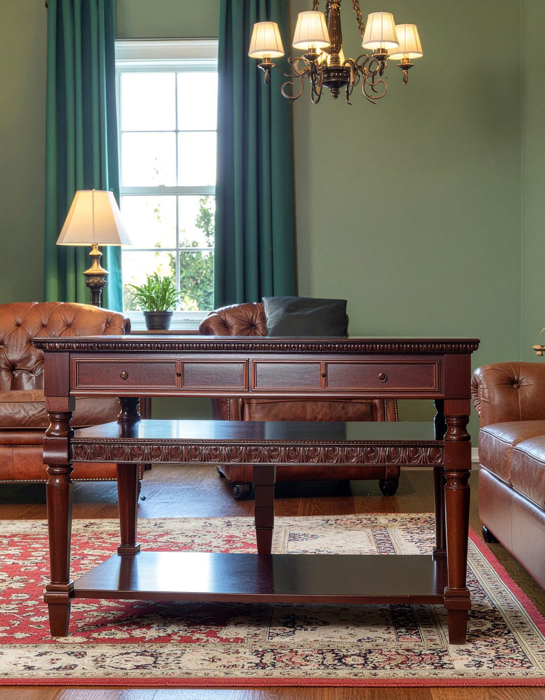 Dark Wood Nesting Tables - 30 living room nesting tables