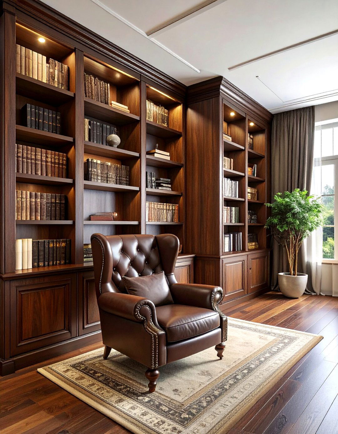 Dark Wood Wall Paneling - 30 rich decor ideas