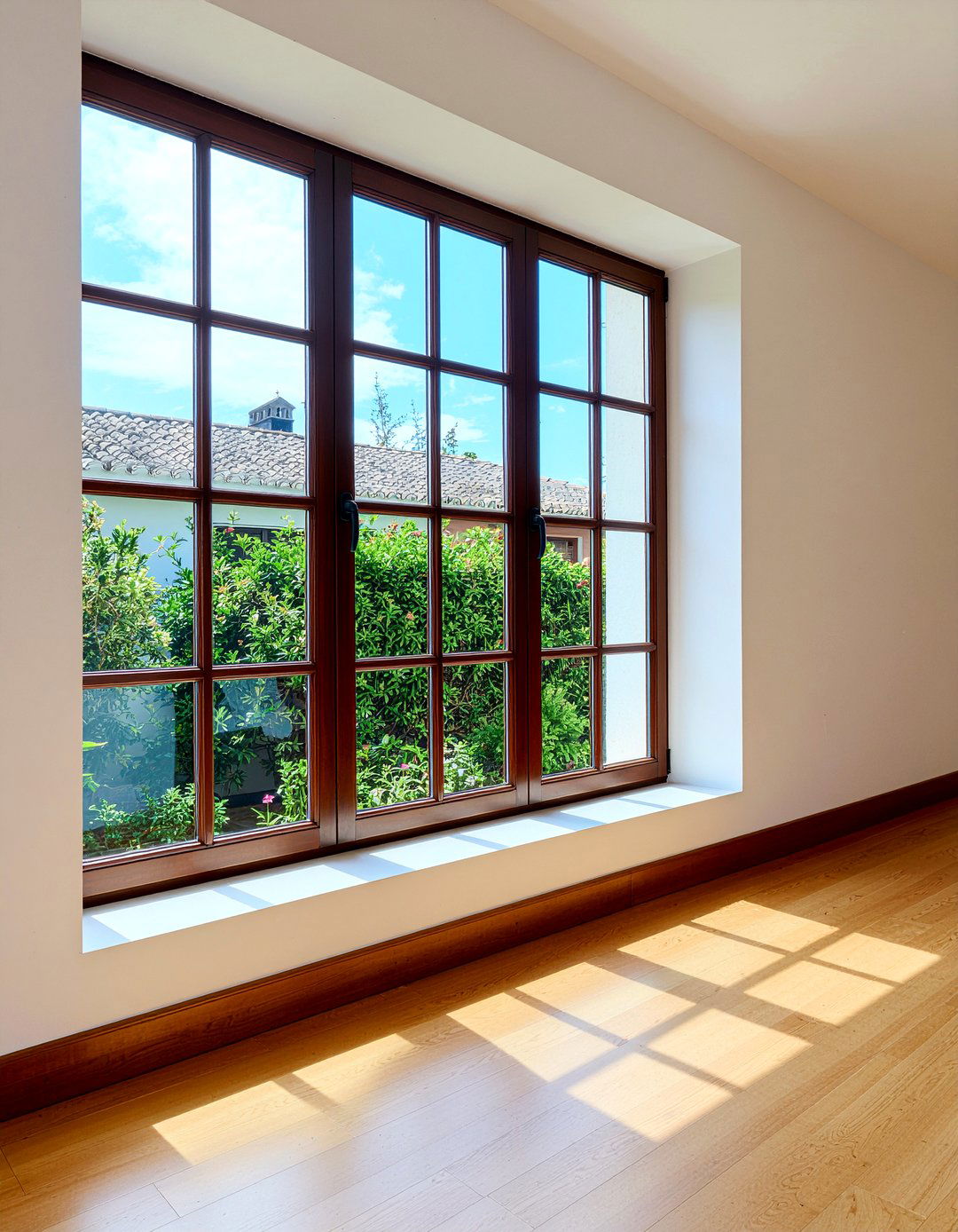 Dark Wood Window Frames - 30 Spanish living room ideas