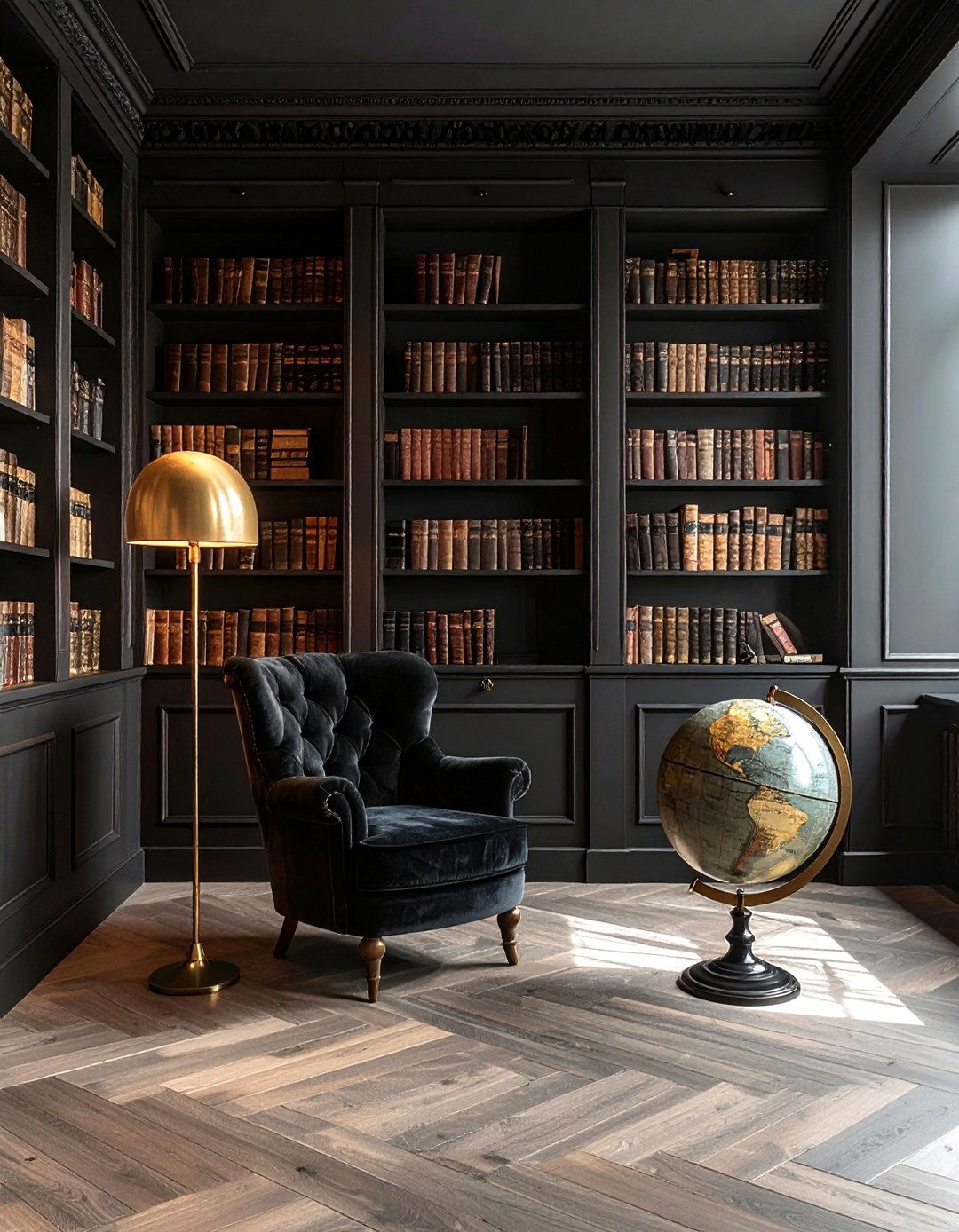 Dark academia aesthetic library - 30 amazing decor ideas