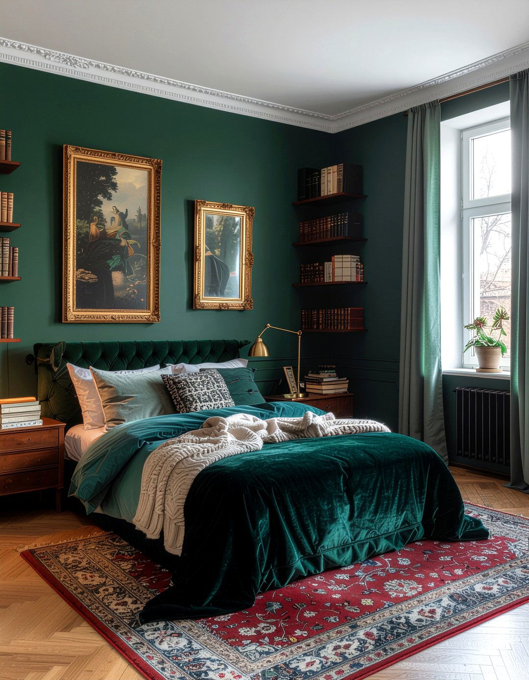 Dark academia bedroom - 30 bedroom themes