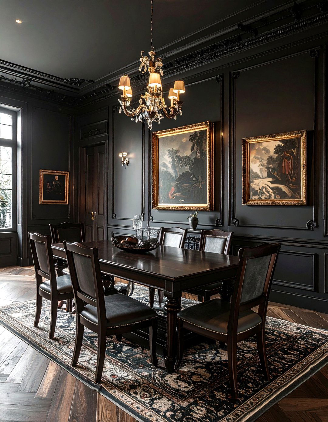 Dark academia dining room - 30 dining room enhancement ideas