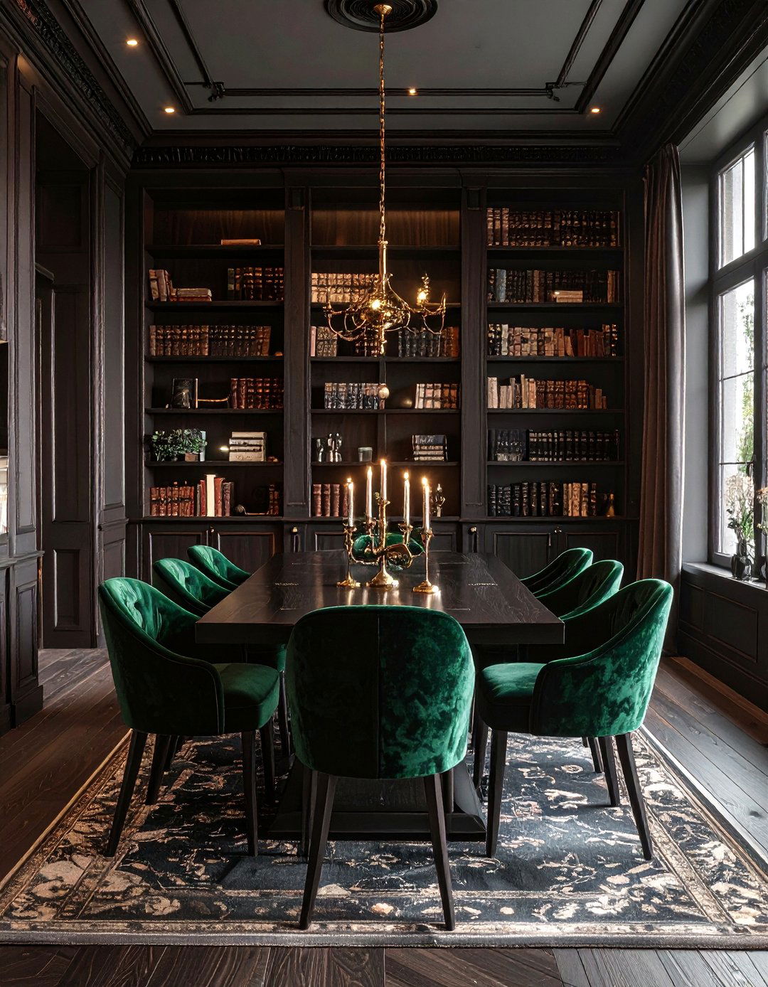 Dark academia dining room - 30 dining room room settings