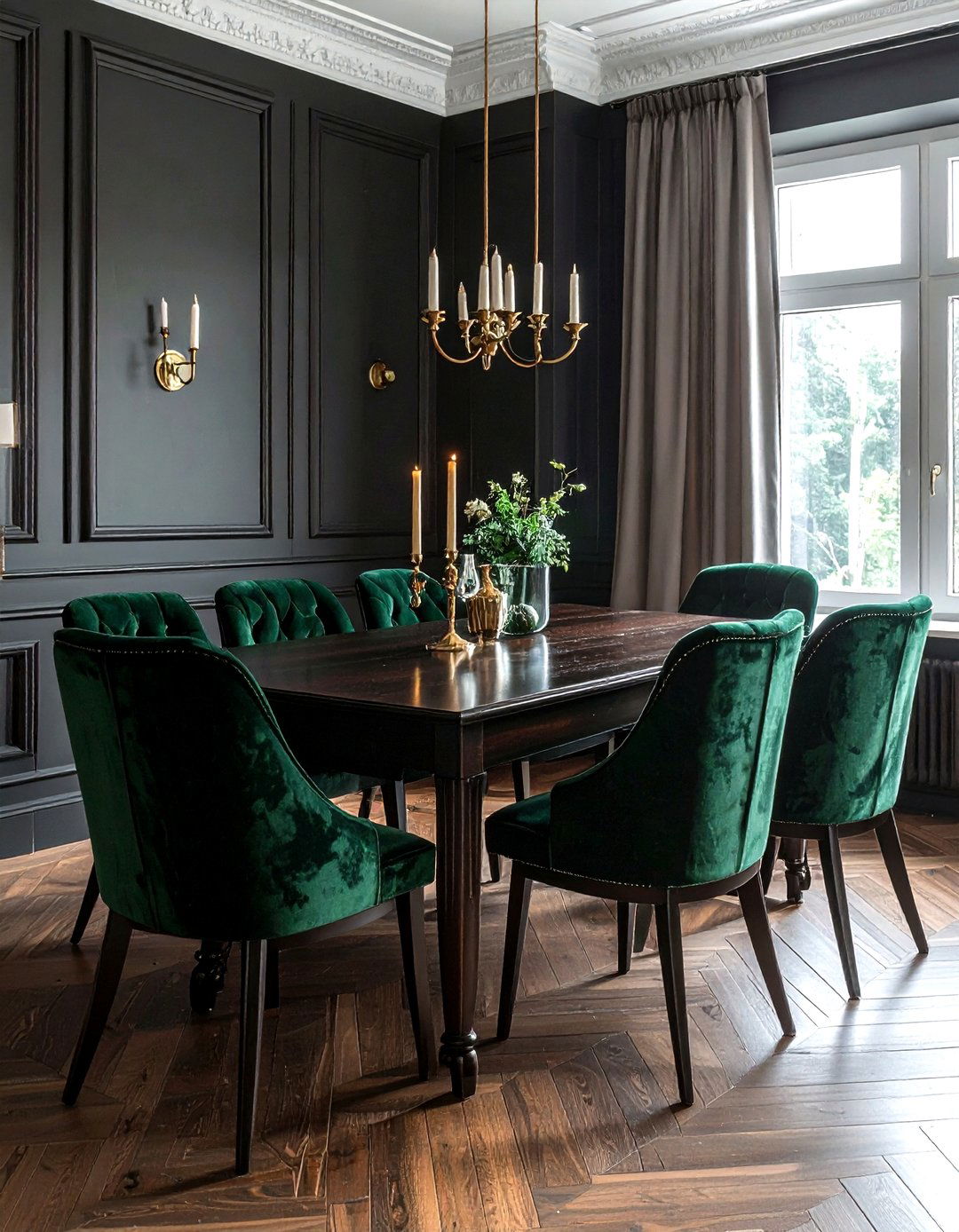 Dark academia dining room arrangement - 30 dining room furniture arrangement