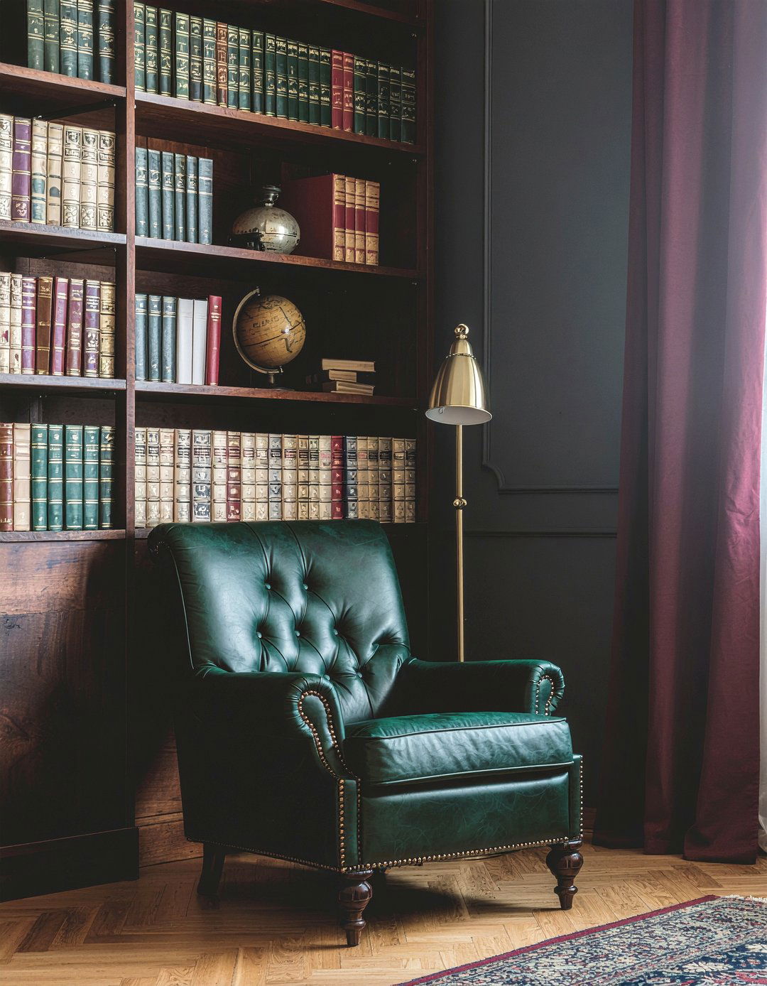 Dark academia living room - 30 living room aesthetic ideas