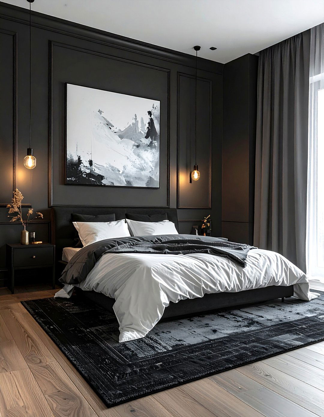 Dark bedroom - 30 teen bedroom ideas