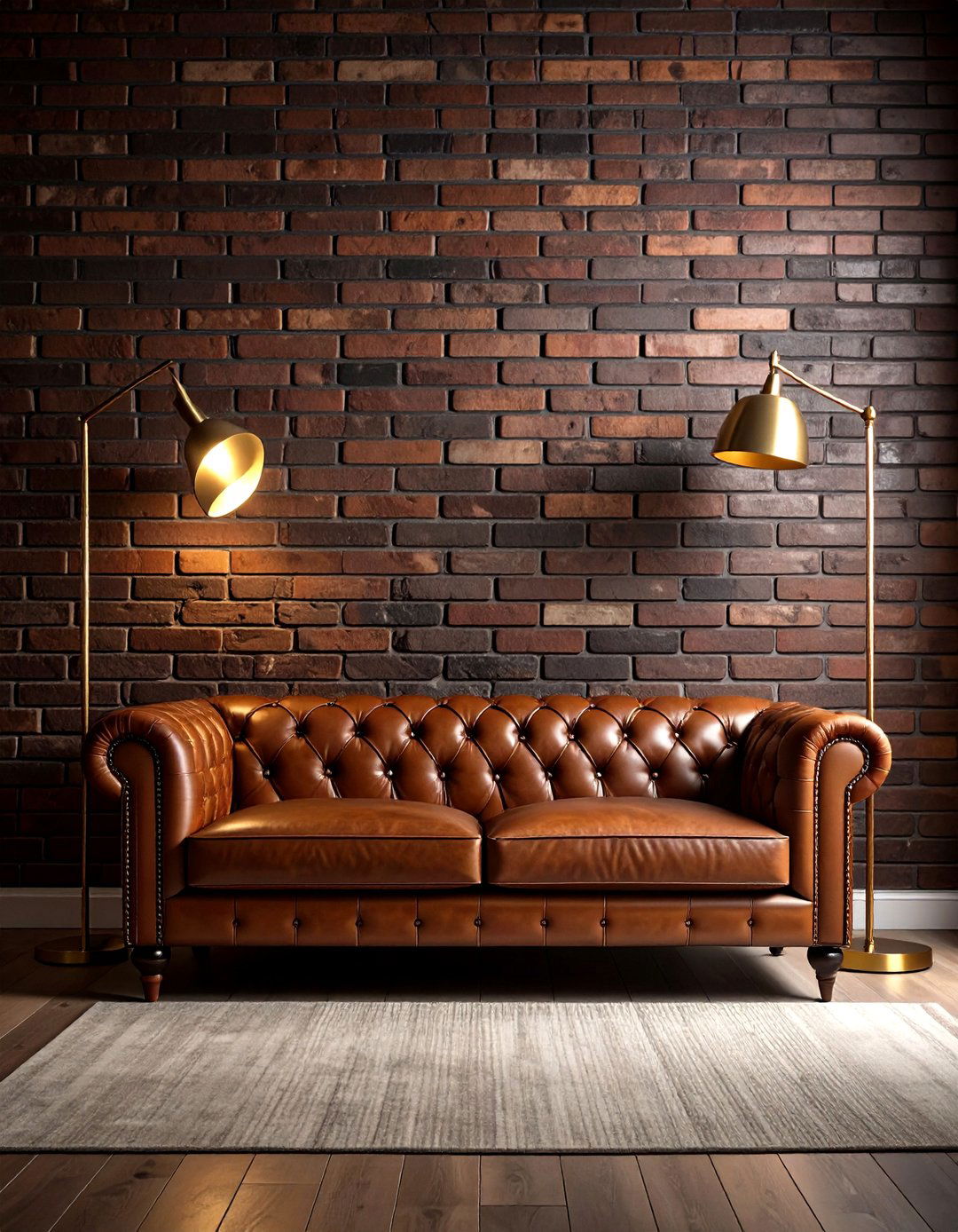 Dark brick accent wall - 30 brick accent ideas