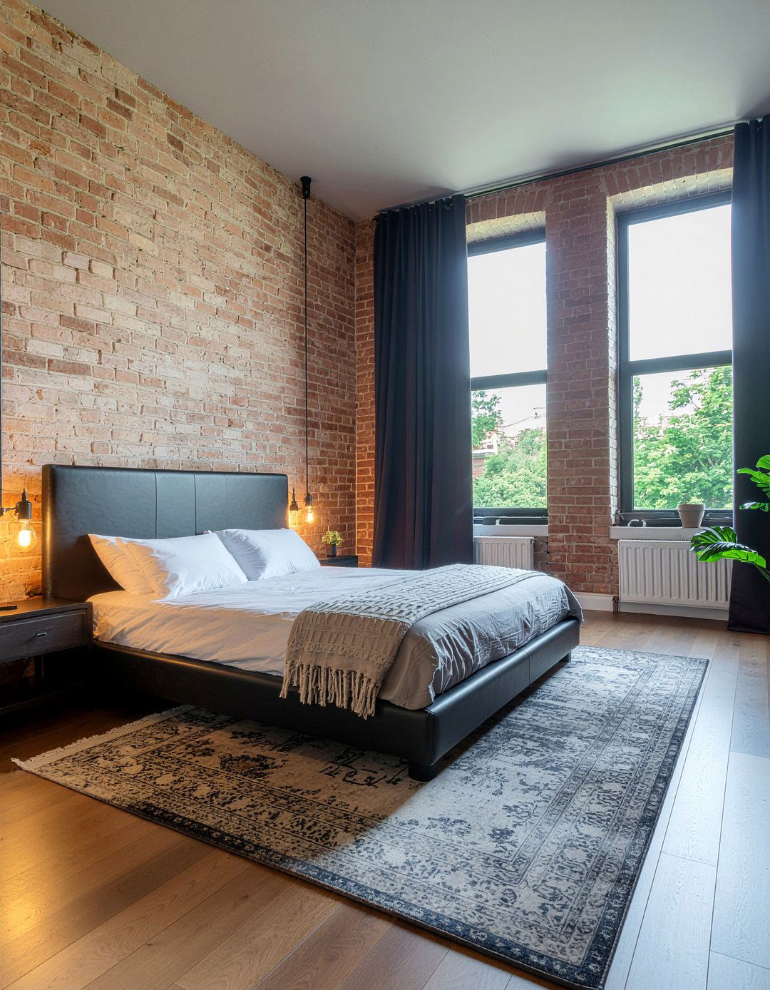 Dark charcoal drapes - 30 bedroom drapes