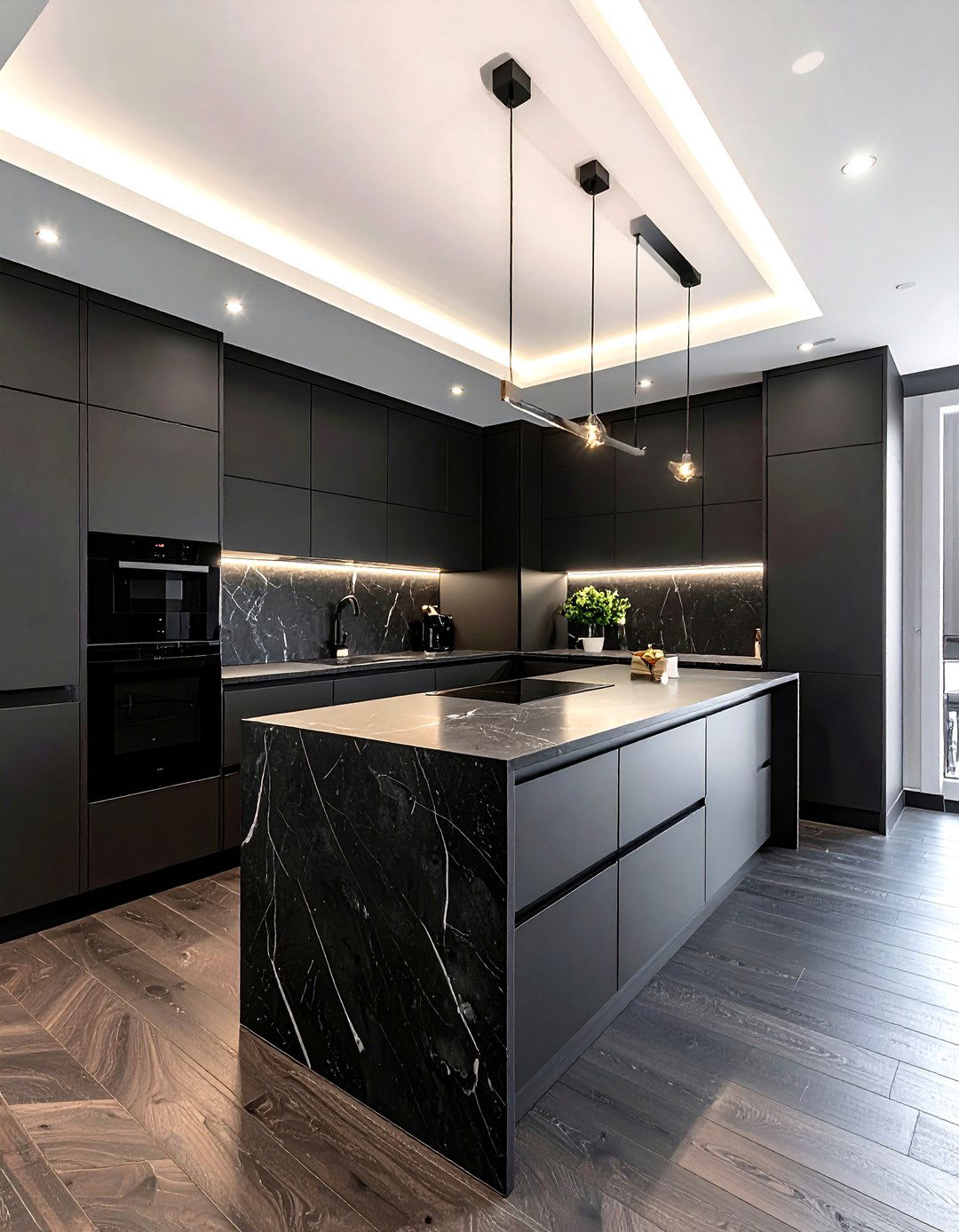 Dark galley kitchen - 30 galley kitchen ideas