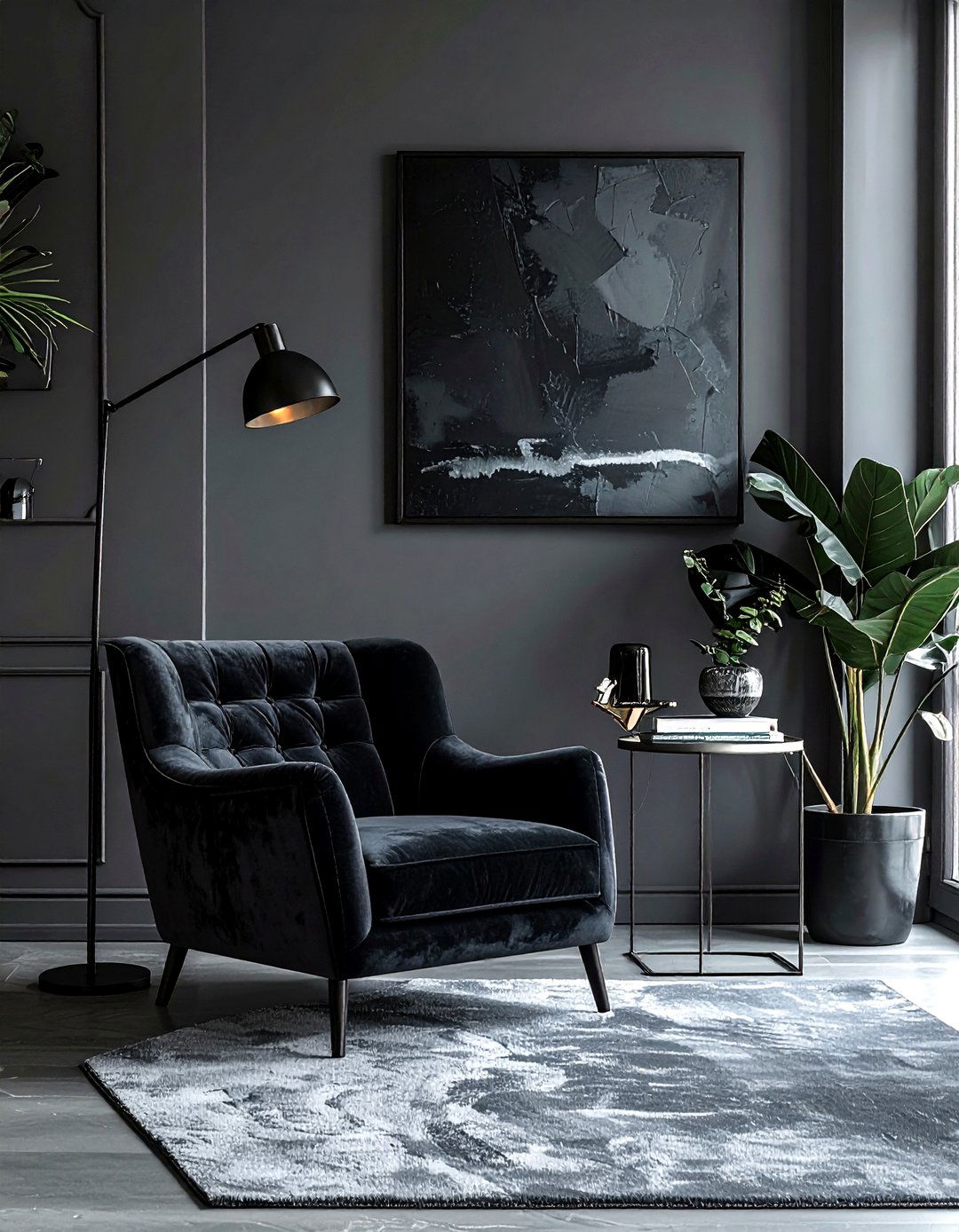 Dark grey living room - 30 modern grey living room ideas