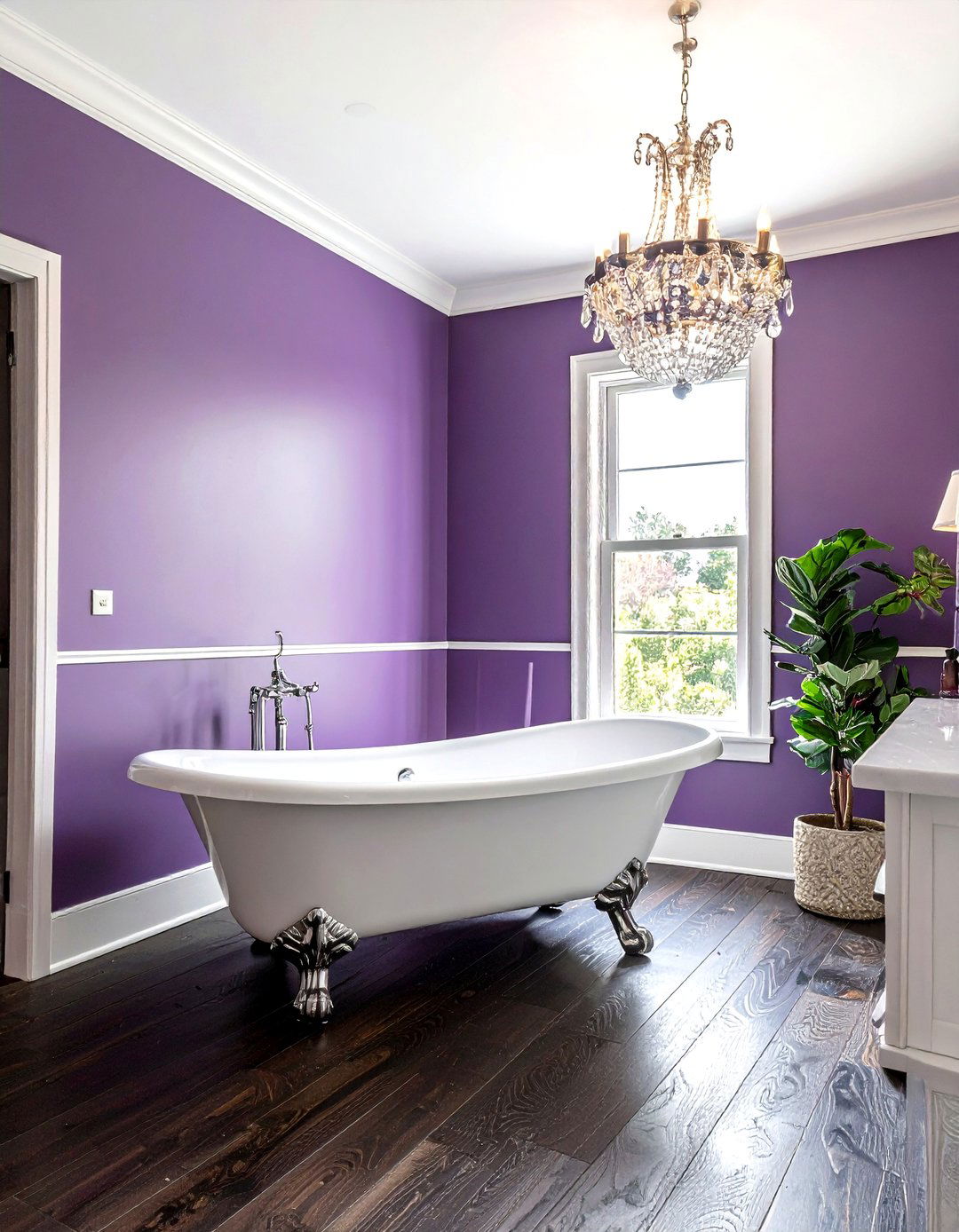 Dark lavender bathroom - 30 lavender bathroom color schemes