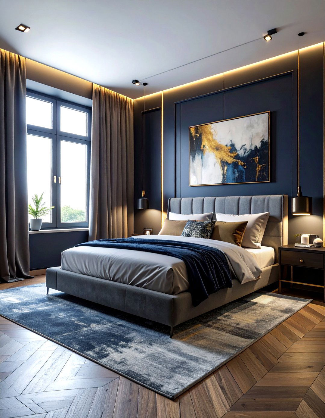 Dark moody bedroom - 30 primary bedroom ideas