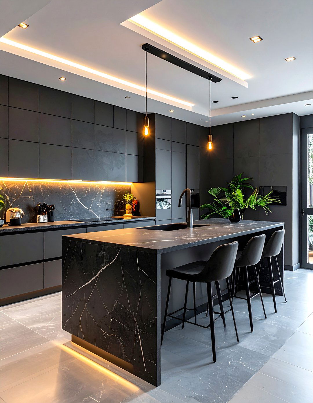 Dark moody kitchen - 30 trending kitchen ideas