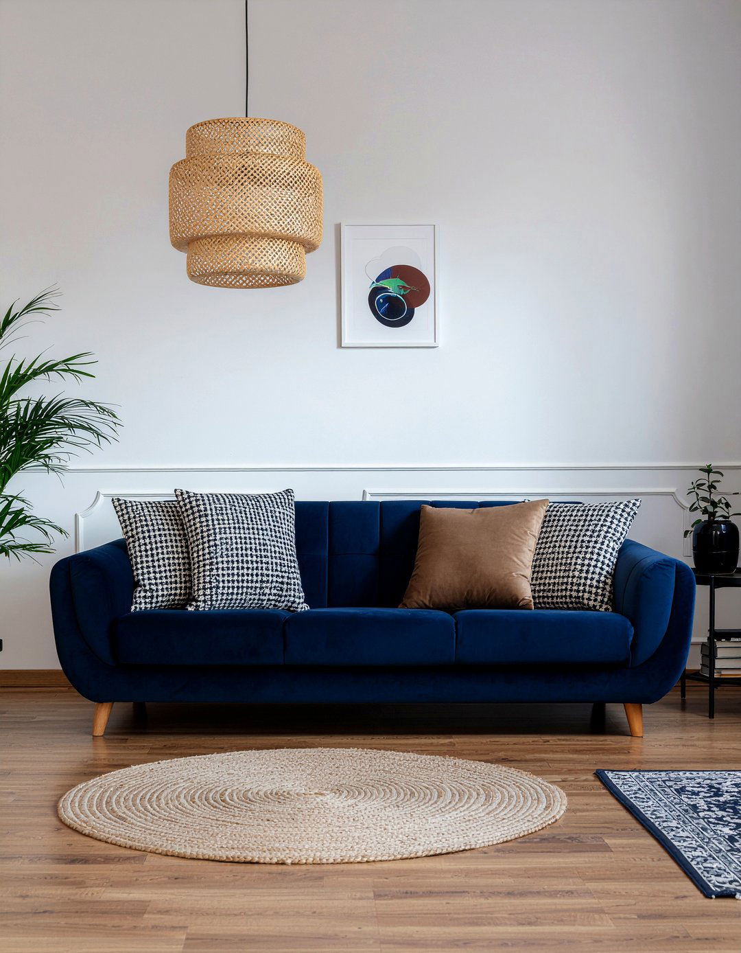 Dark moody rolled arm sofa - 30 living room rolled arm sofa ideas