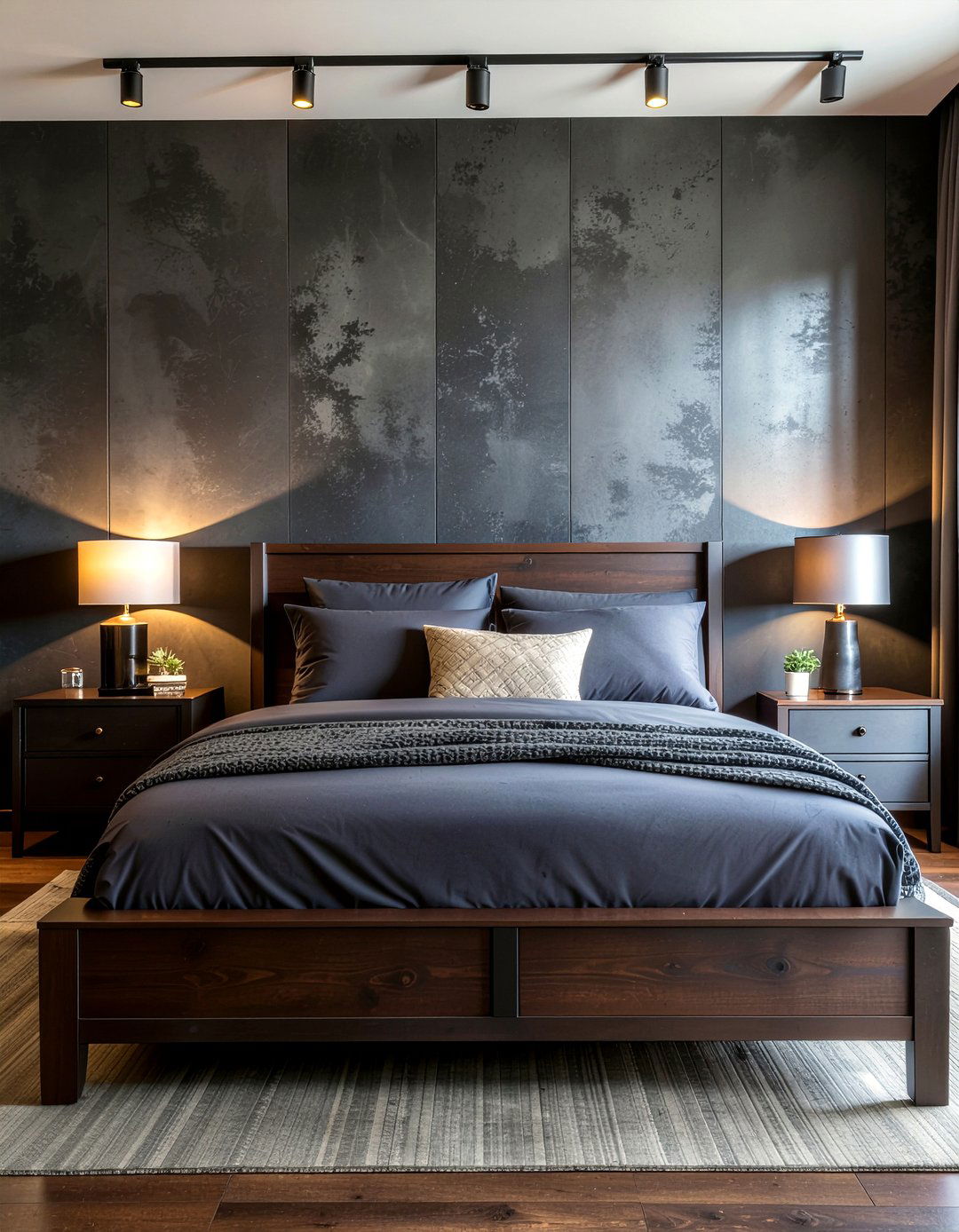 Dark moody wallpaper - 30 bedroom wallpapers