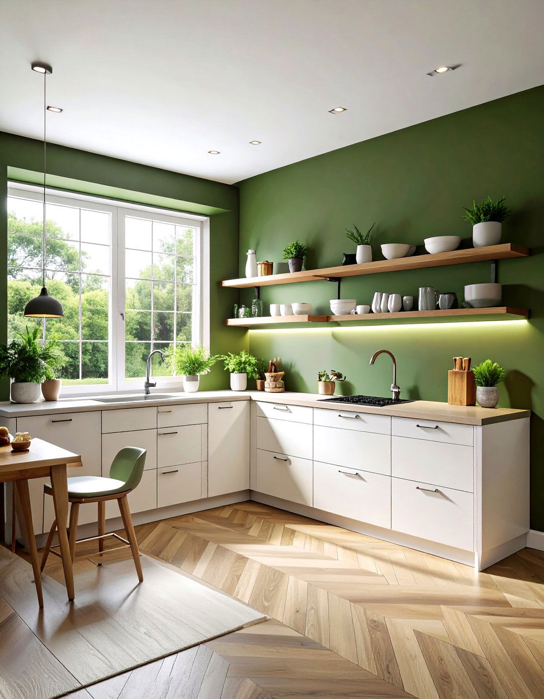 Dark olive green kitchen walls - 30 olive green kitchen ideas