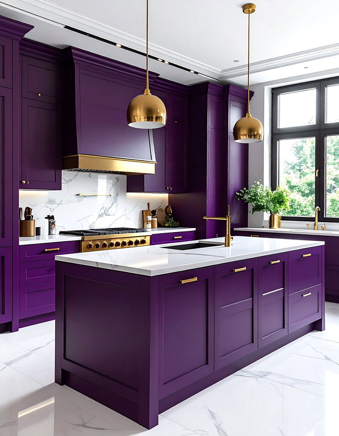 30 Beautiful Purple Kitchen Color Schemes for Style