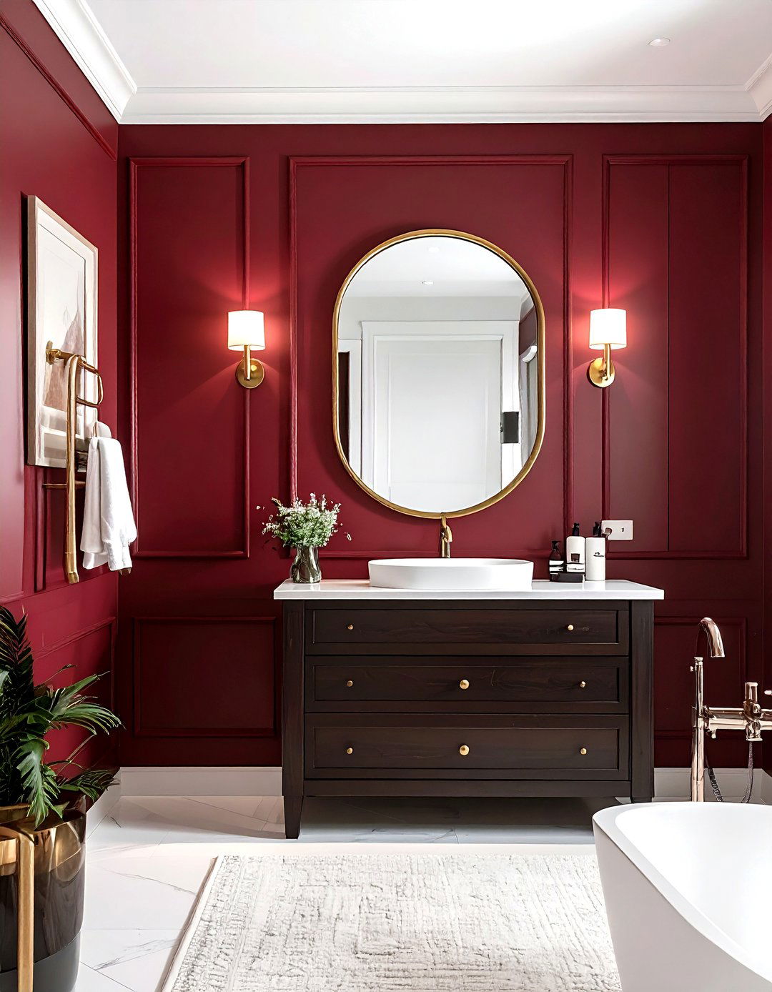 30 Stunning Red Bathroom Ideas for a Modern and Bold Look