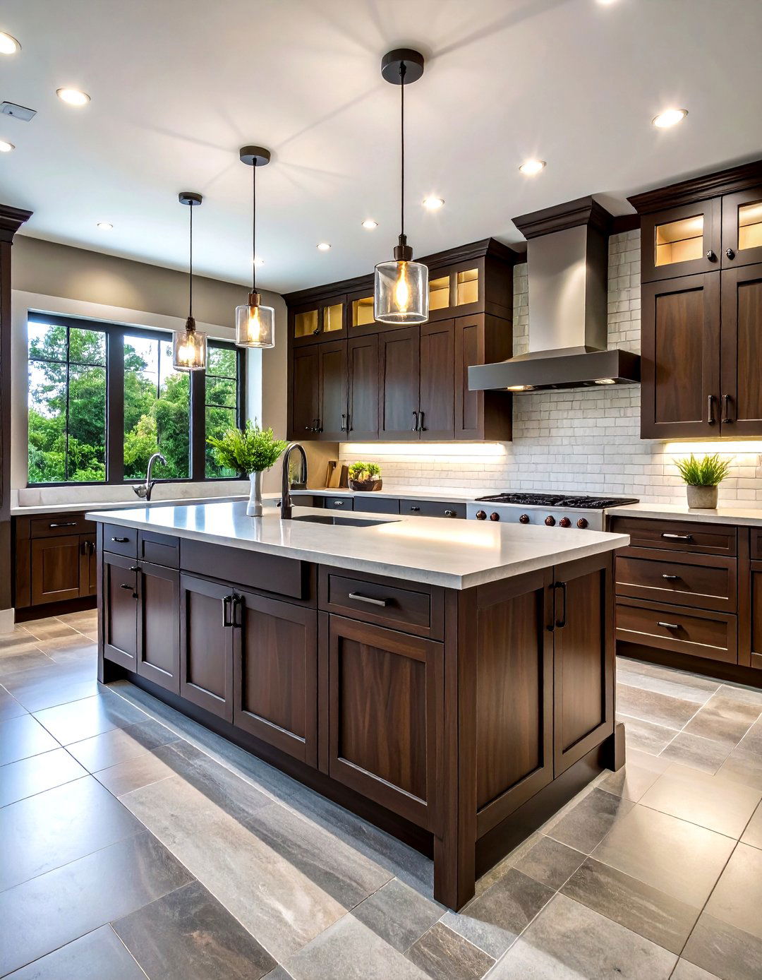 Dark stained maple cabinets - 30 maple kitchen cabinet ideas