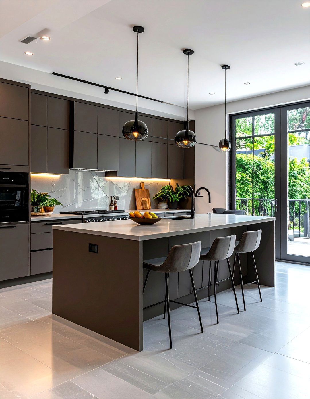 Dark taupe kitchen - 30 taupe kitchen ideas