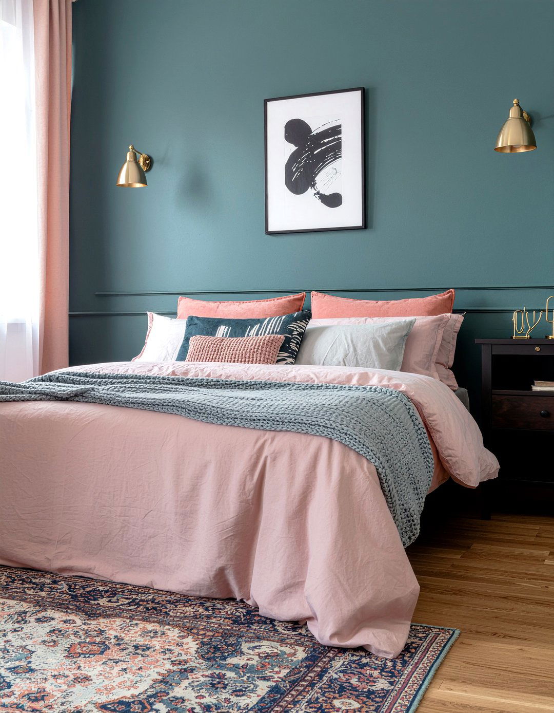 Dark teal bedroom - 30 bold color bedroom ideas