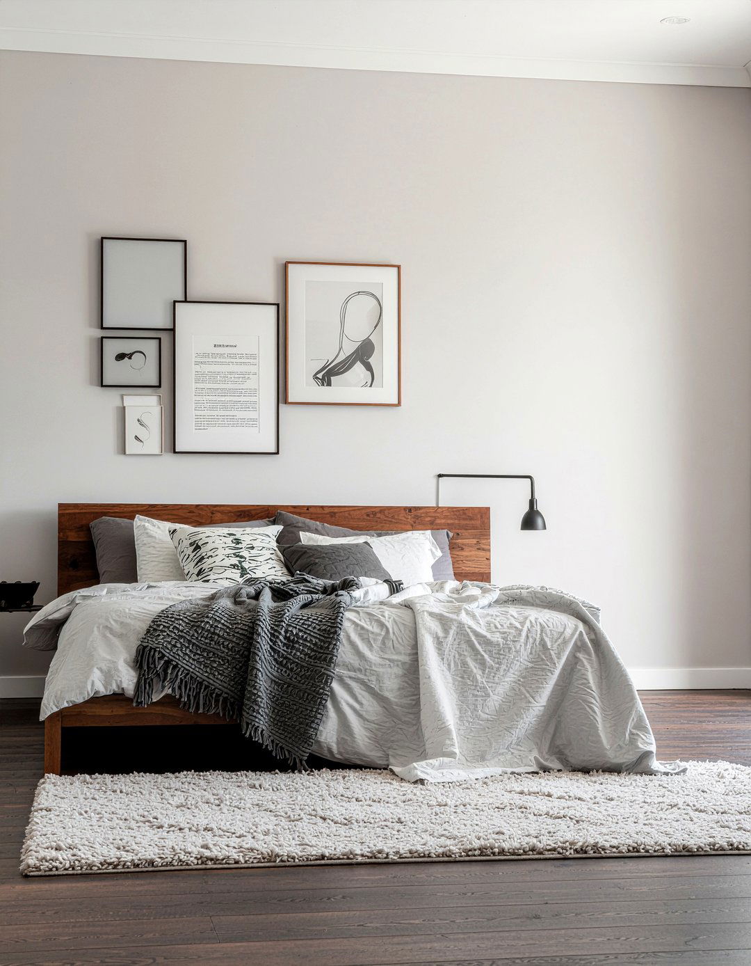 Dark walnut accents - 30 Japanese bedroom ideas