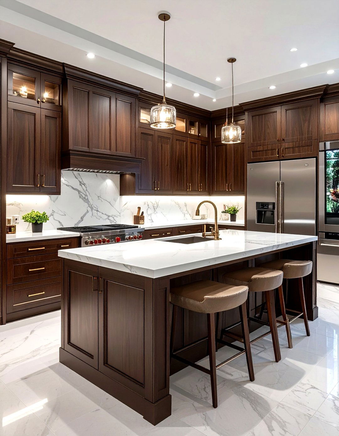 Dark wood cabinetry - 30 room refresh ideas