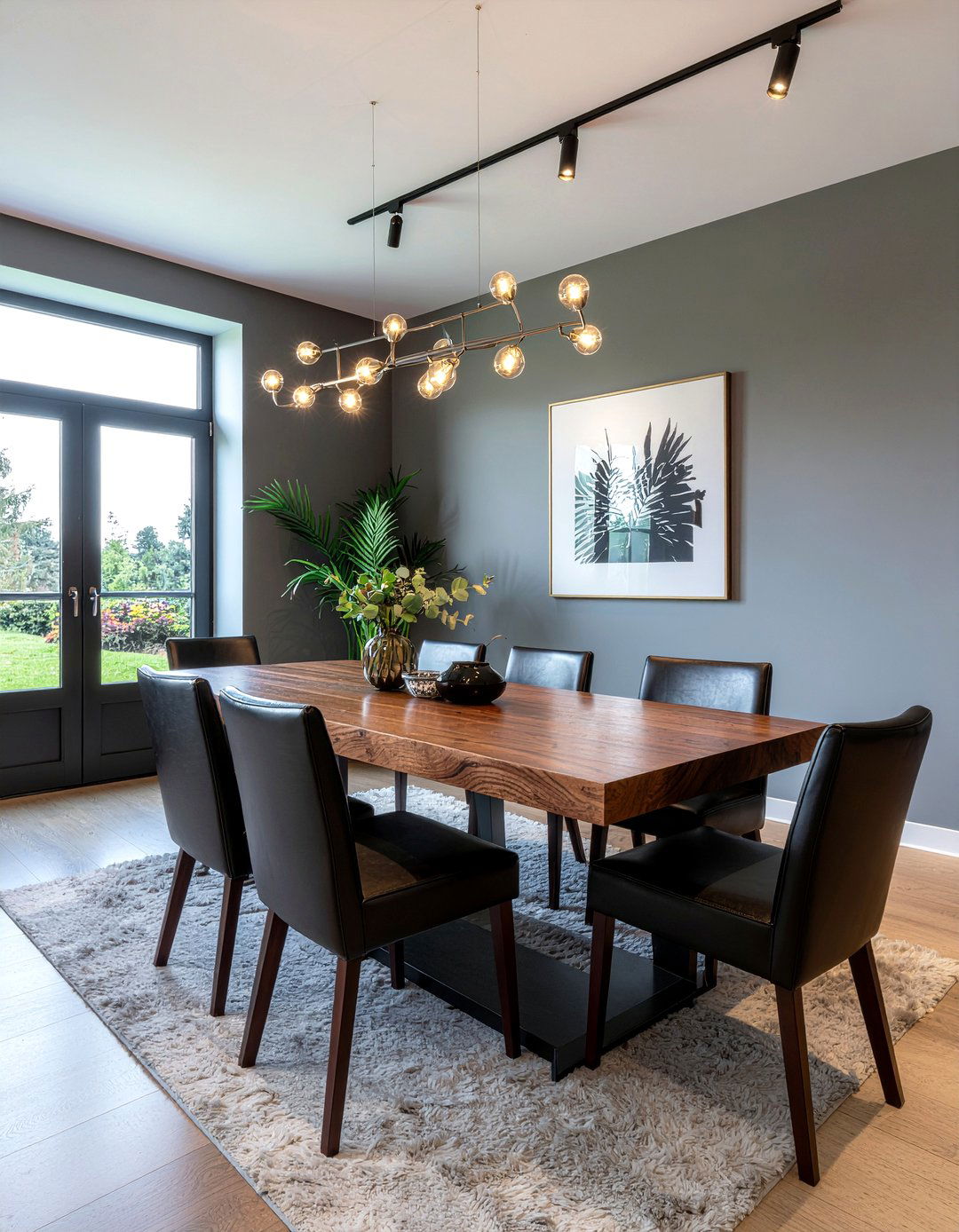 Dark wood dining room - 30 German dining room ideas