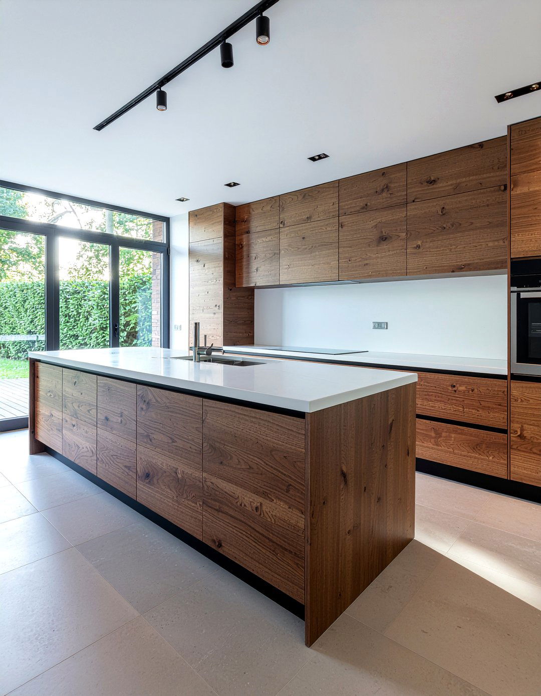 Dark wood kitchen cabinets - 30 beautiful kitchen ideas