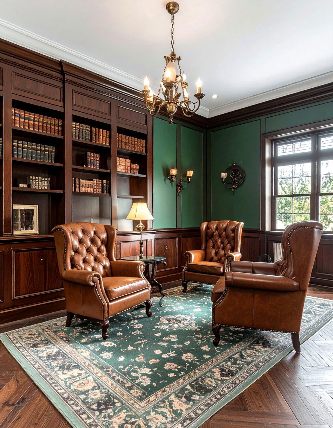 Dark wood wainscoting - 30 wood accent ideas