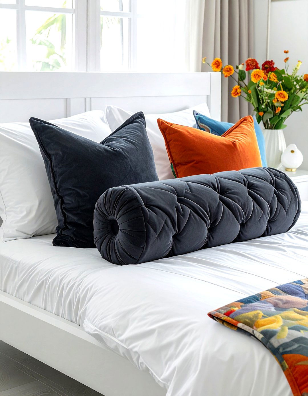Daybed Bolster Cushion - 30 bolster pillow ideas
