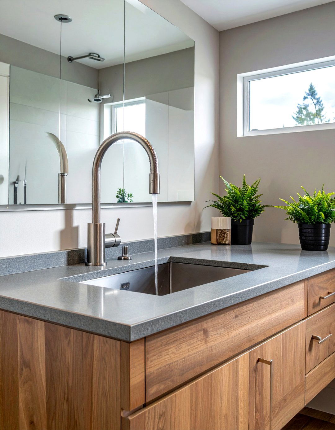 Deck Mount Waterfall Faucet - 30 waterfall faucet ideas