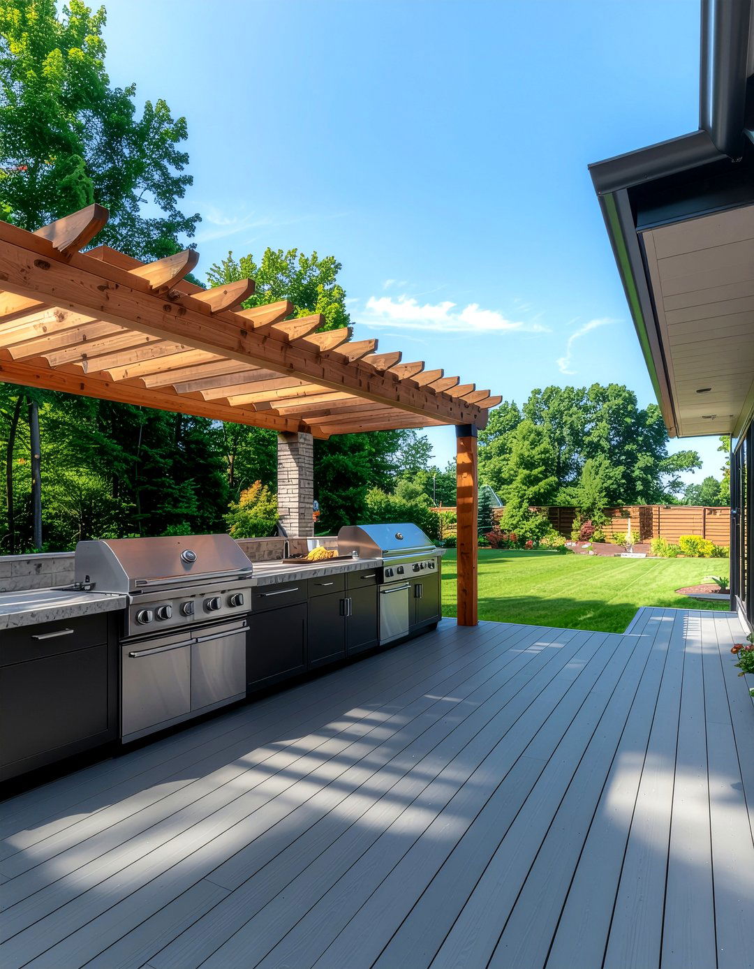 Deck Outdoor Kitchen - 30 covered outdoor kitchen ideas