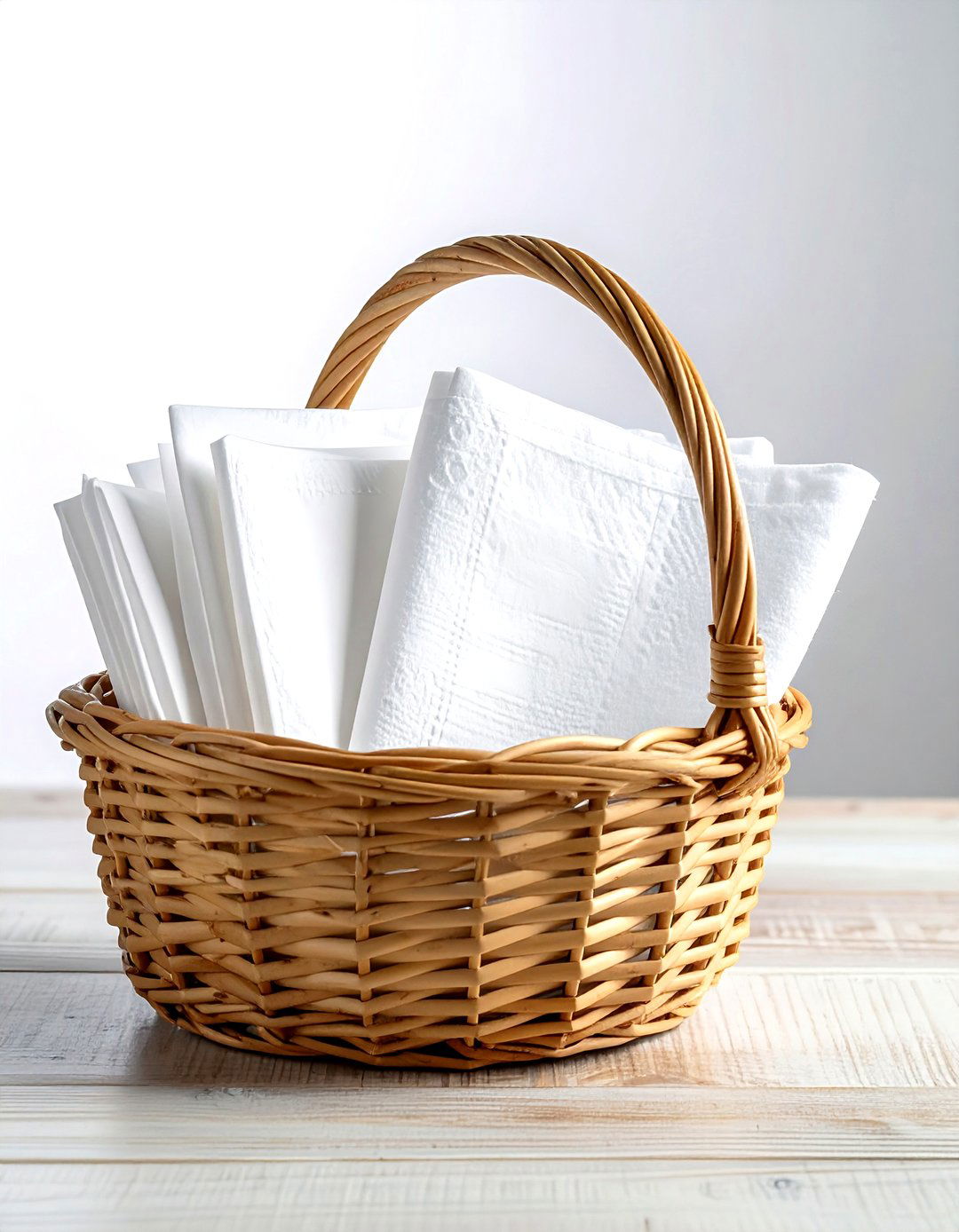 Decorative Basket For Napkins - 30 dining room organization hacks