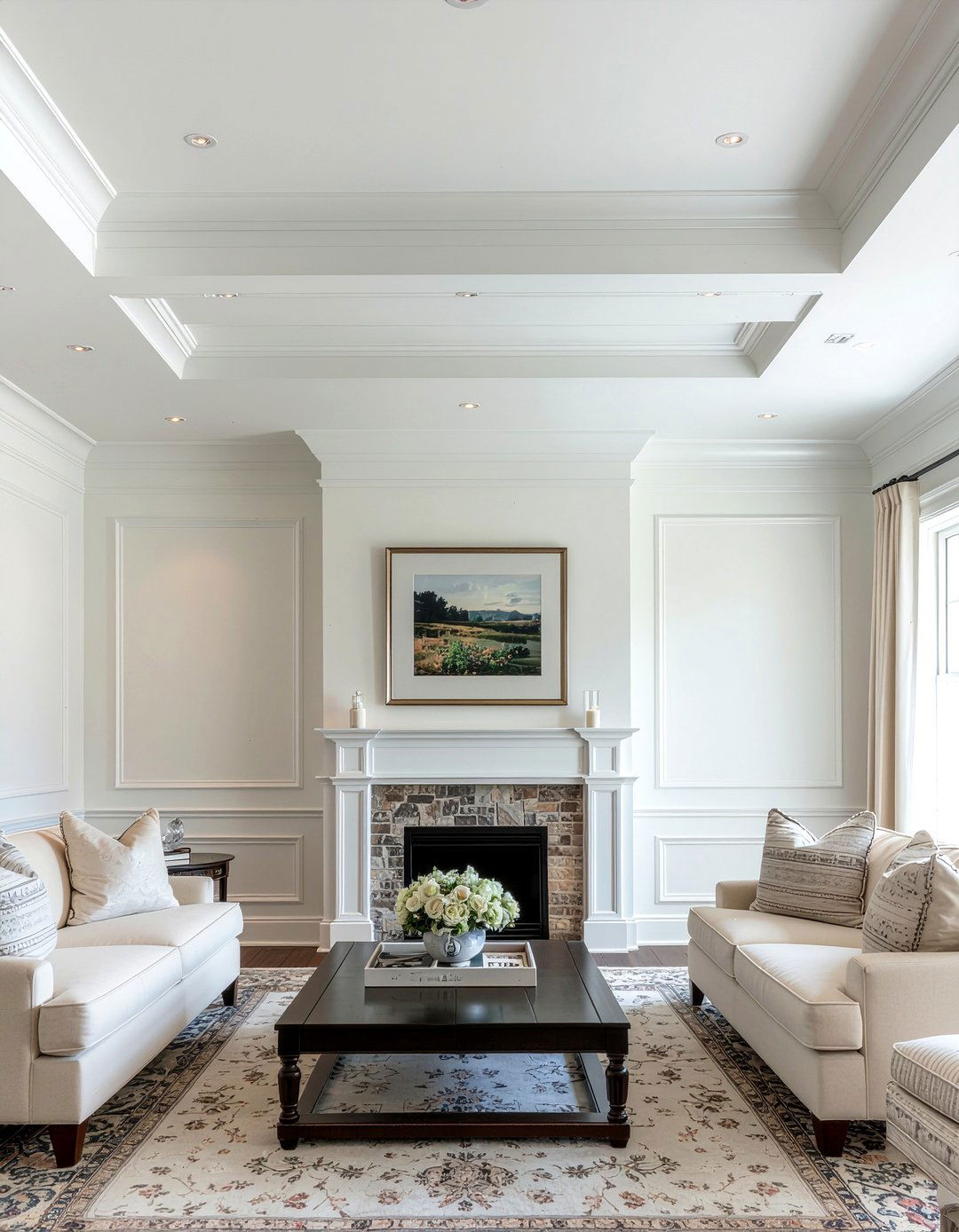 Decorative Ceiling Molding - 30 living room improvement ideas