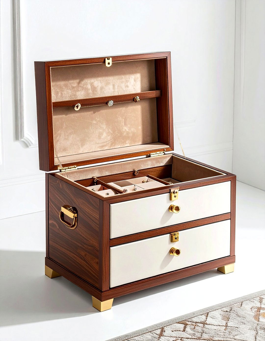 Decorative Jewelry Box - 30 chest of drawers decor ideas