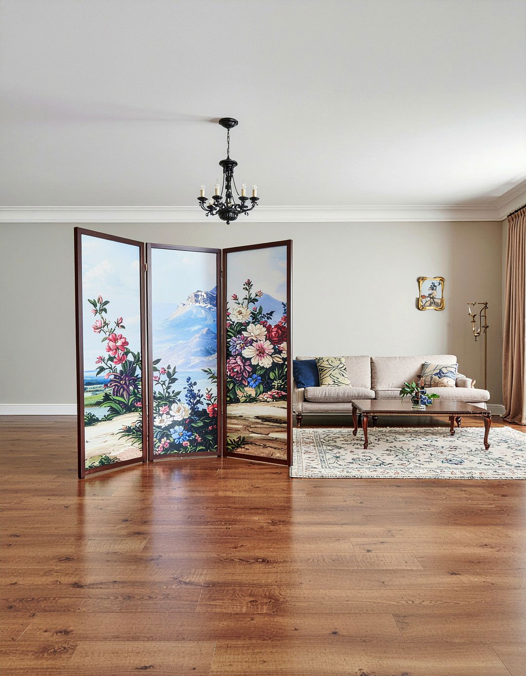 Decorative Room Screen - 30 living room Victorian furniture ideas