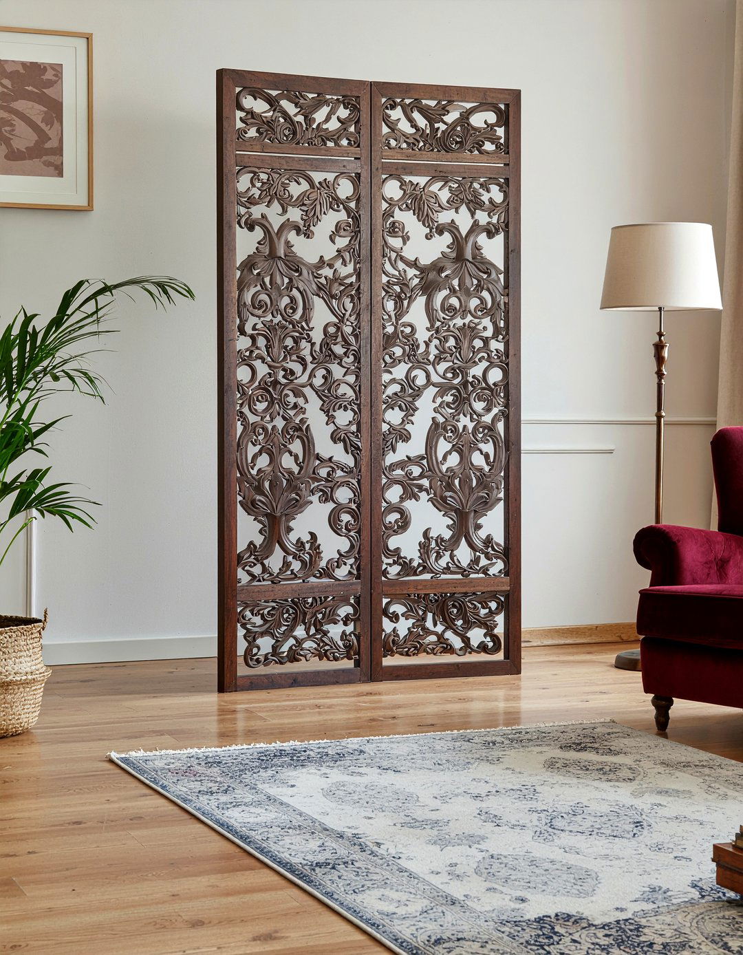 Decorative Screen Partition - 30 no damage living room ideas