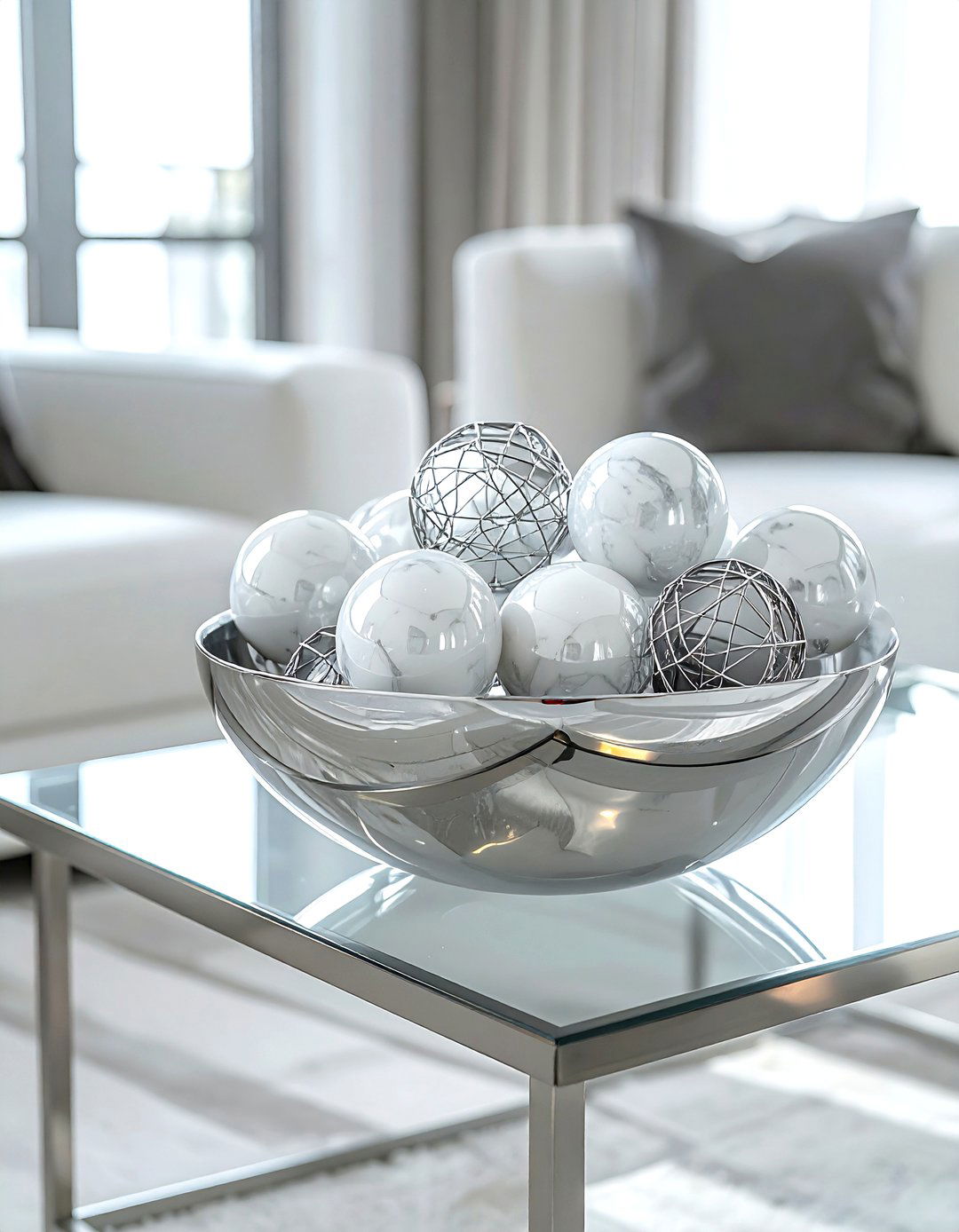 Decorative Sphere Metal Bowl - 30 bowl decor ideas