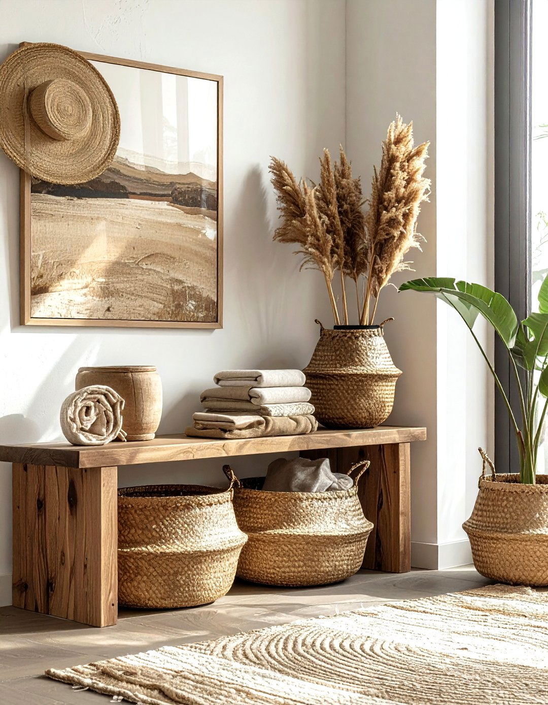 Decorative Storage Baskets - 30 living room creative storage ideas