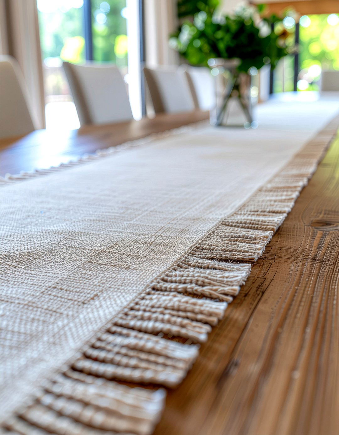 Decorative Table Runner - 30 dining room splurge and save ideas