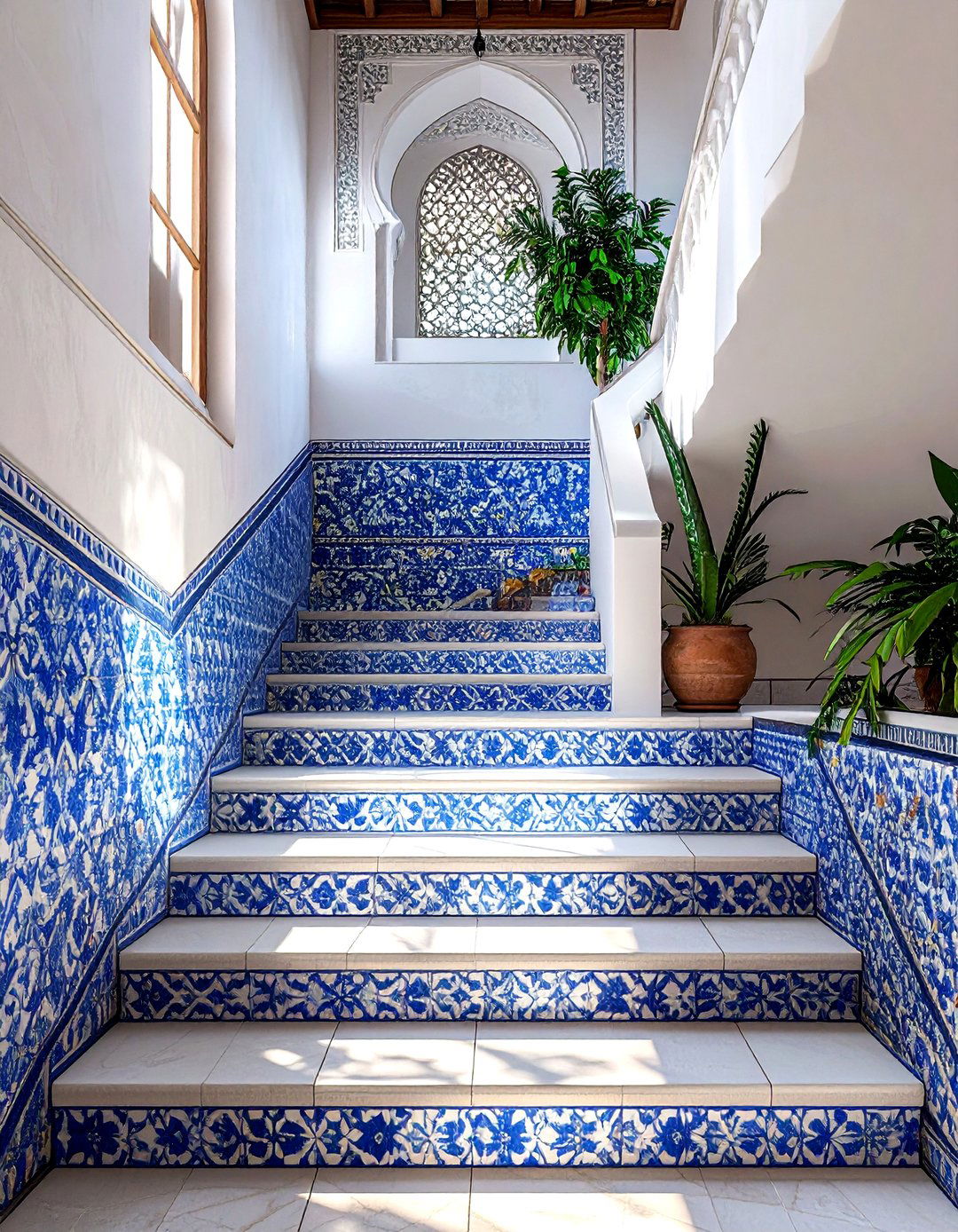 Decorative Tiles - 30 staircase wall ideas