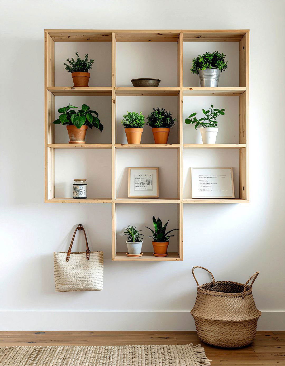 Decorative Wall Cubby - 30 entryway storage ideas