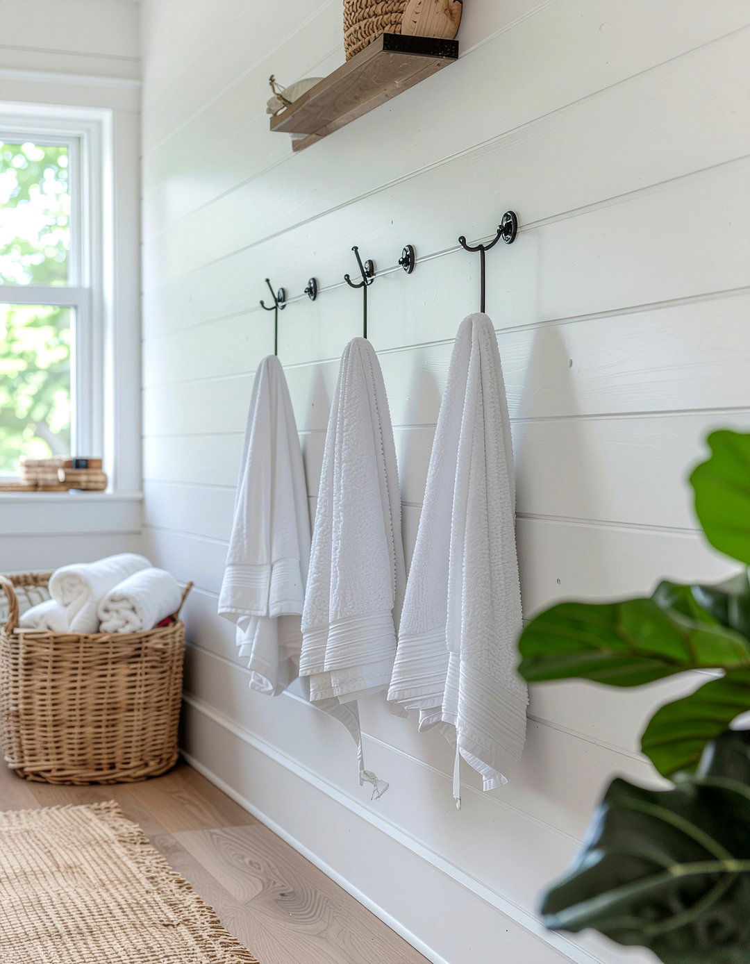 Decorative Wall Hooks - 30 bathroom finishing touch ideas