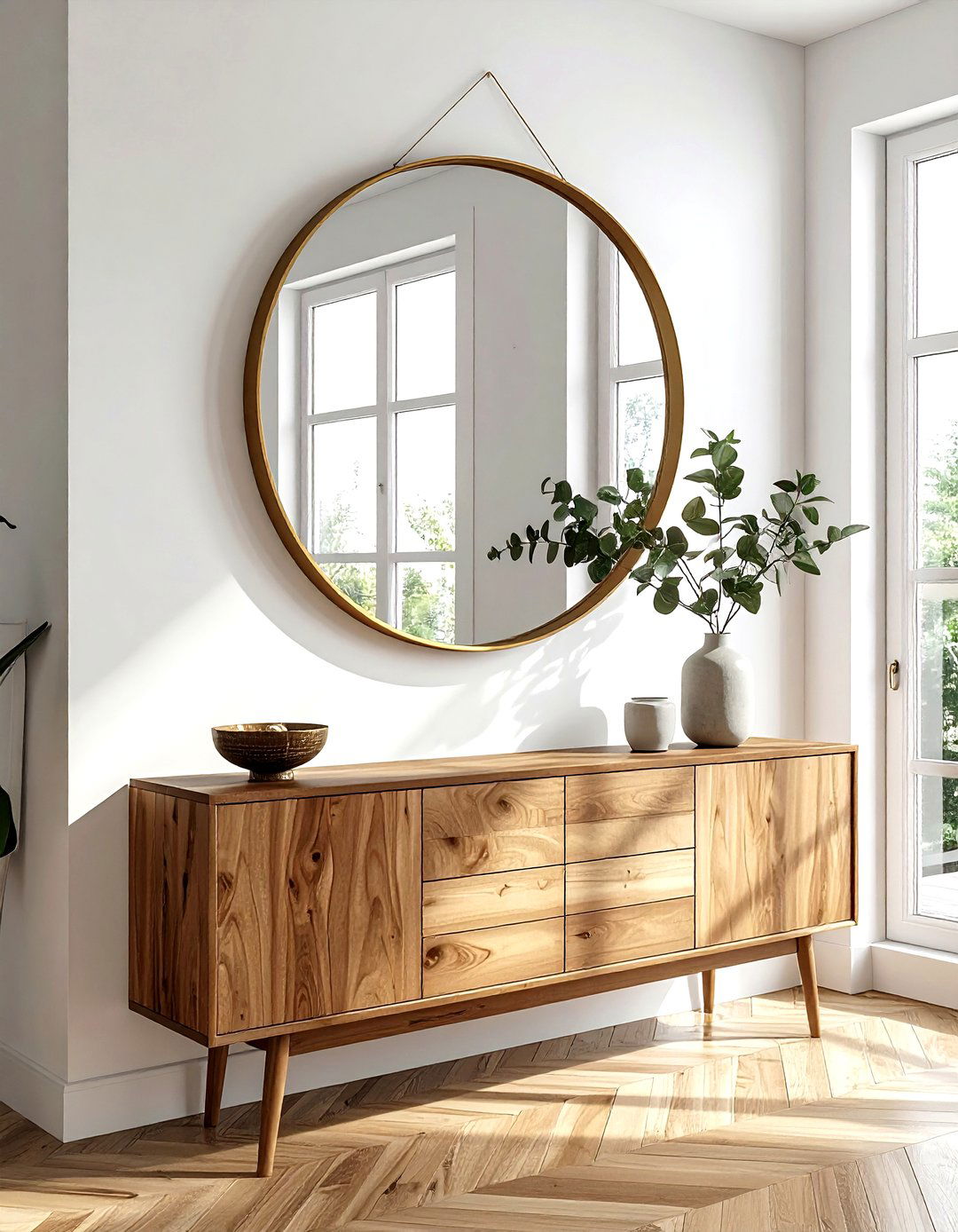 Decorative Wall Mirror - 30 living room finishing touches ideas